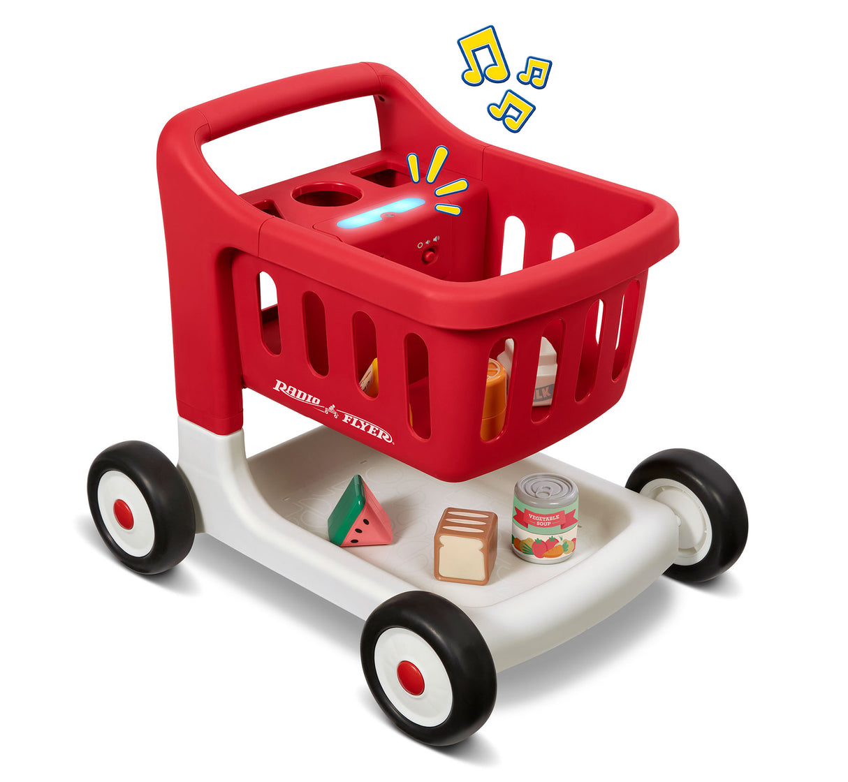 Scan & Sort Grocery Cart Toy with Lights & Sounds