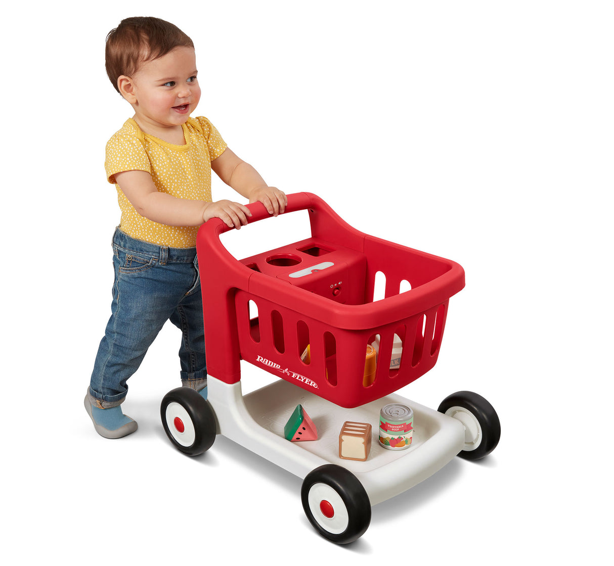 Scan & Sort Grocery Cart Toy with Lights & Sounds