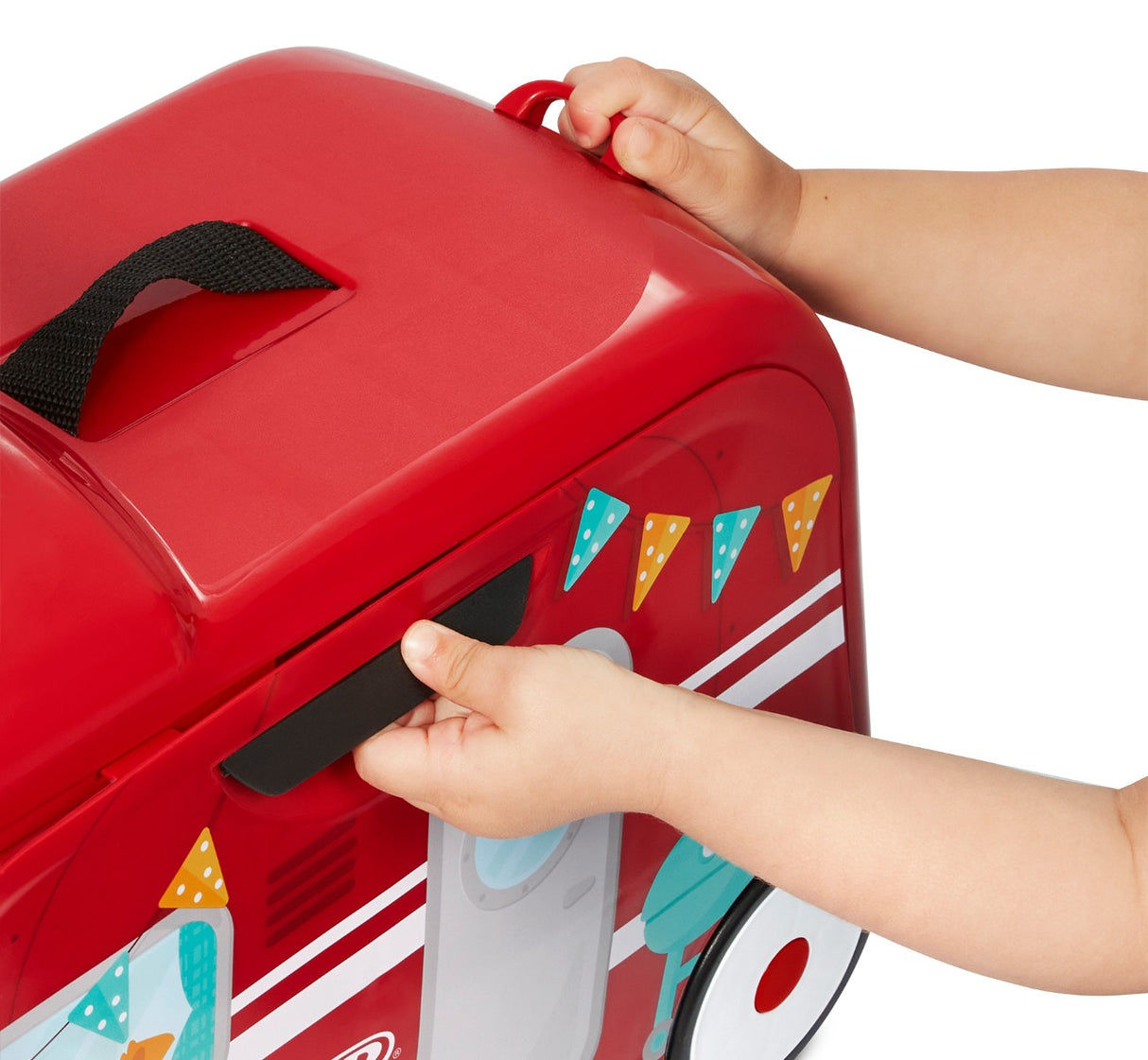 3-in-1 Happy Trav’ler: Camper stand alone viewed from side