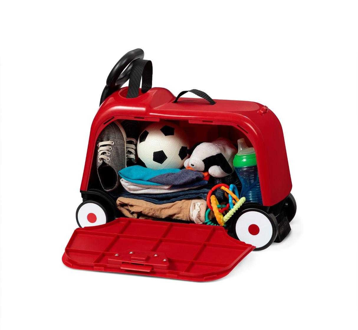 3-in-1 Happy Trav’ler: Camper nylon strap attached through clips