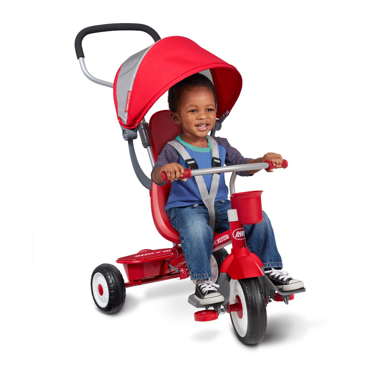Boy riding 4-in-1 Stroll 'N Trike® in Classic Trike Mode