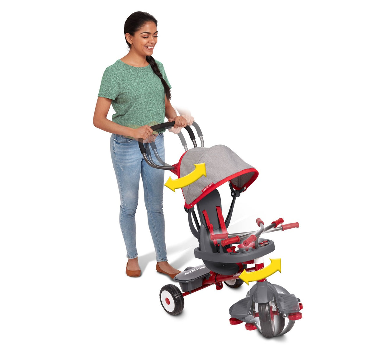 5-In-1 Stroll ‘N Trike® Steering Mechanism