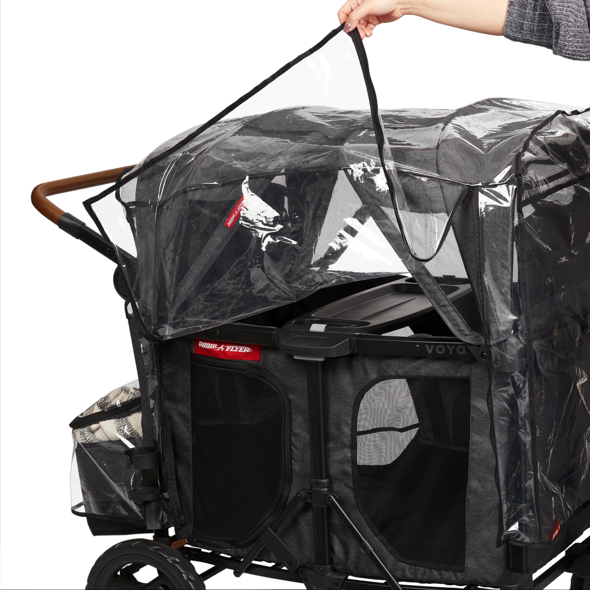 Rain Cover with Bag - Voya Stroller Wagons