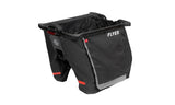 Black cargo hoop fabric liner on a white background