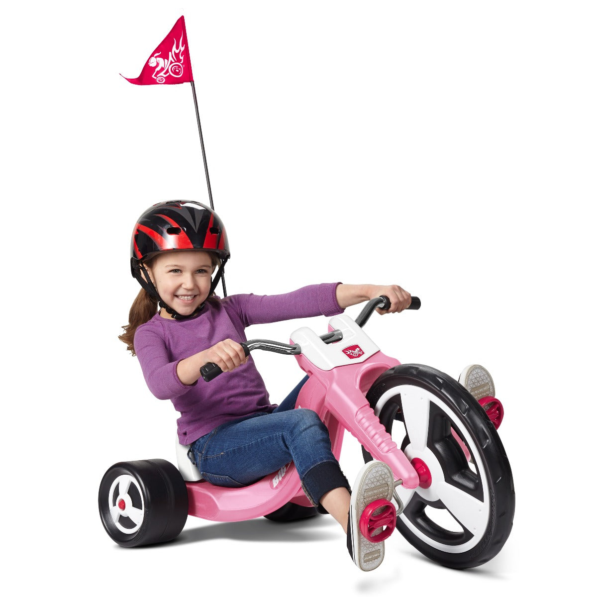 Girl riding Big Flyer Sport