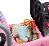 Creativity Car: Pink Ride-On Push Car Storage Capabilities