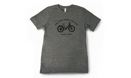 Adult Shirt Gray Flyer Bike M