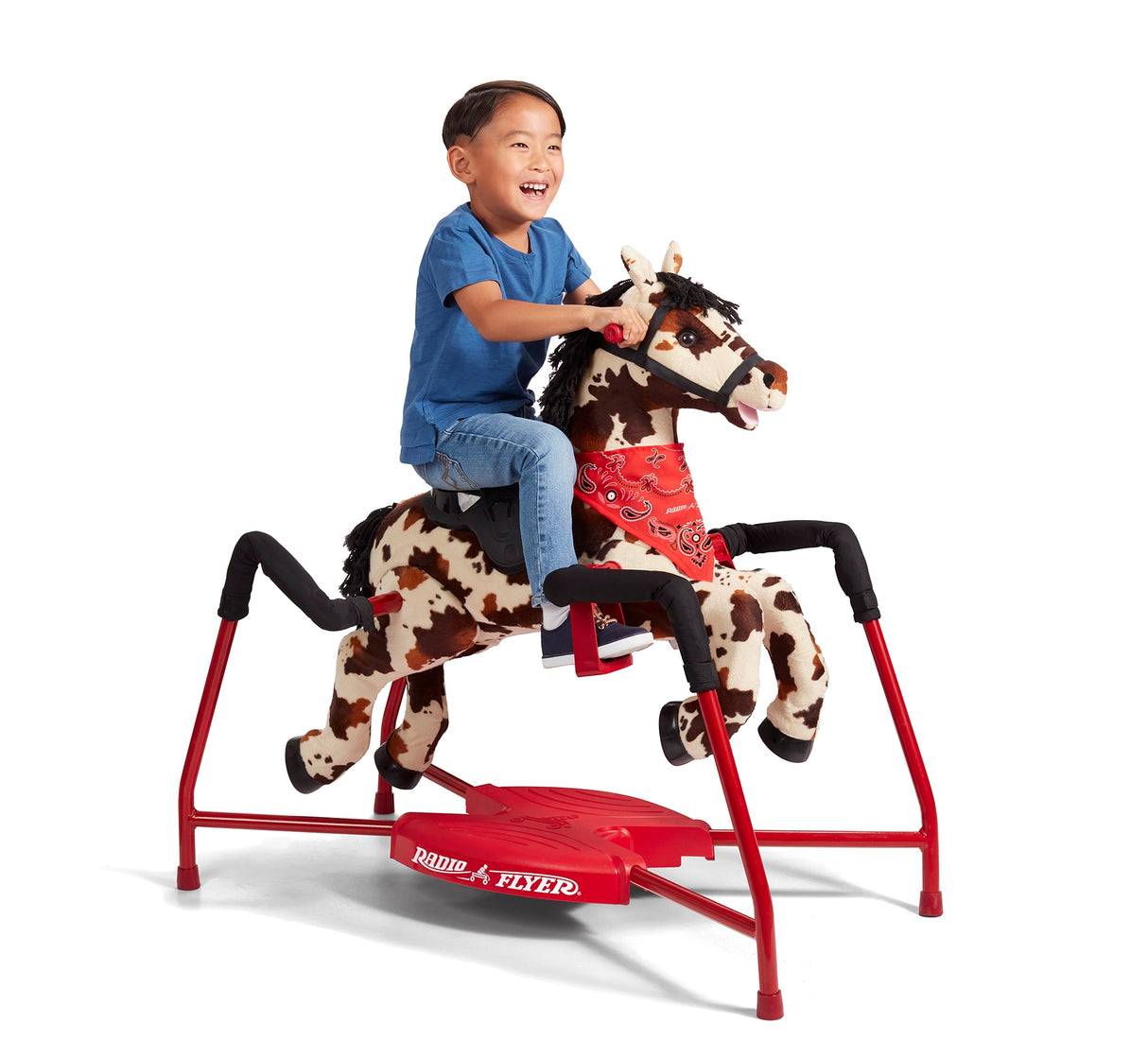 Freckles: Plush Interactive Riding Horse