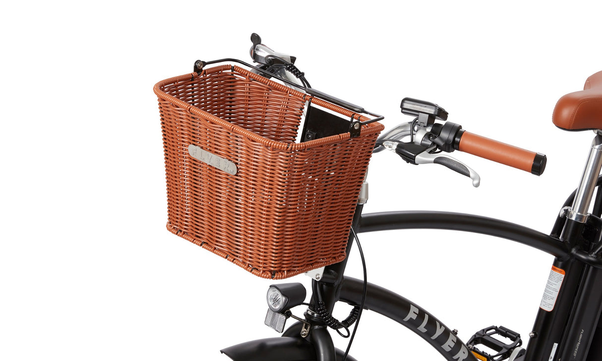 Quick Release Handlebar Woven Basket