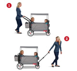 Woman with Odyssey Stroll 'N Wagon™ in Folded Form