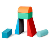 Rainbow Tumble Town™ Foam Climbing Blocks assembled arch/tunnel